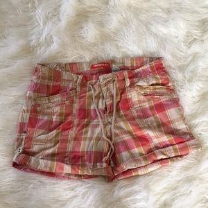 UNIONBAY pink/tan shorts